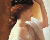 A Girl with a Basket of Fruit - 弗雷德里克·莱顿爵士